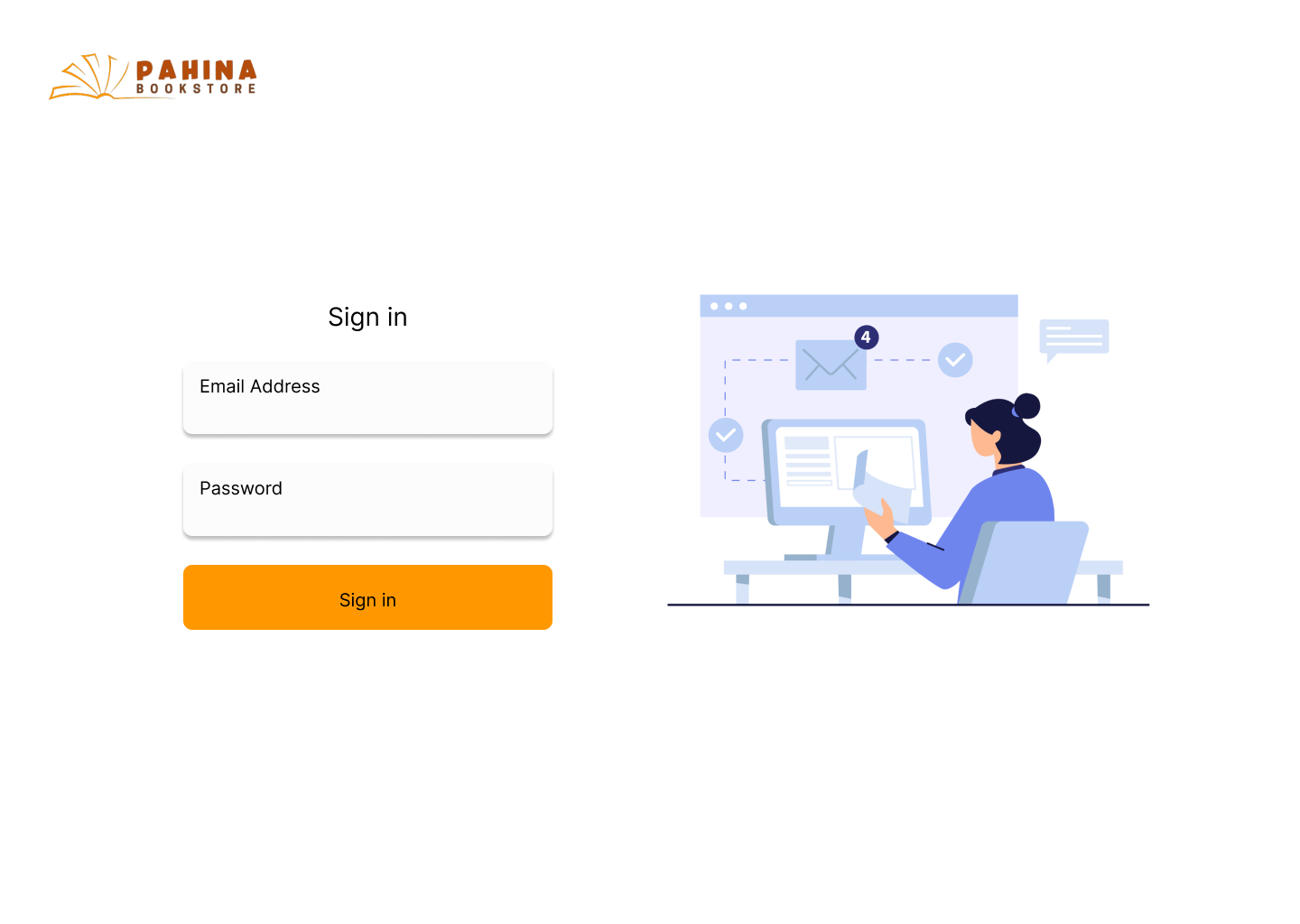 admin login page