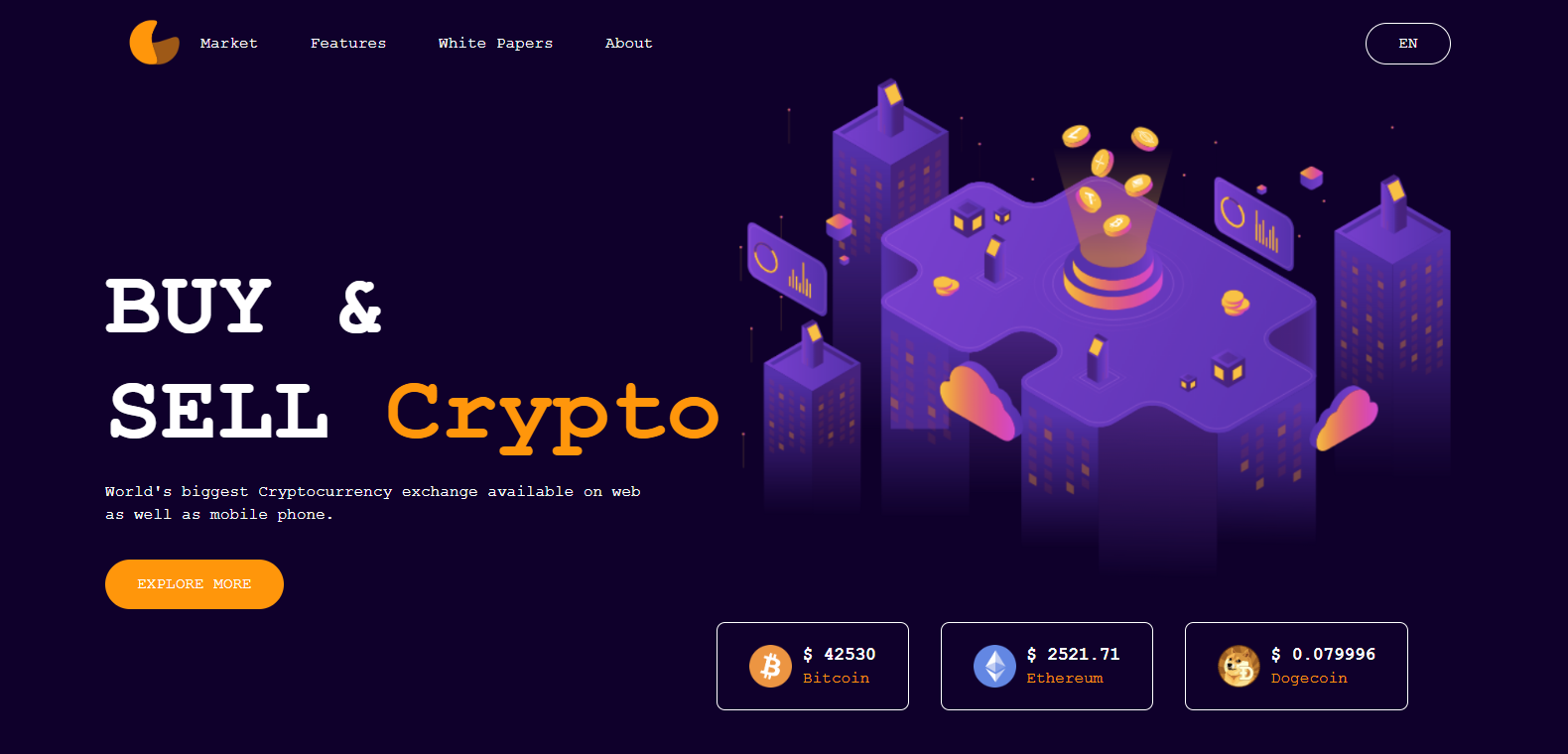 crypto-app clone
